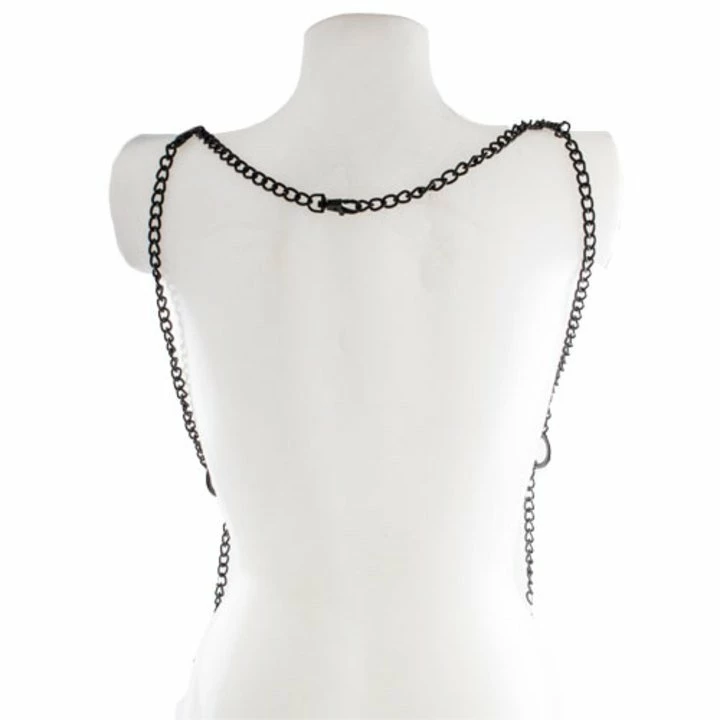 Wholesale π Bondara Black Chain Bra With Nipple Clamps β 5 Wholesale π Bondara Black Chain Bra With Nipple Clamps β - Image 3