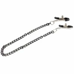 Cheap ❤️ Bondara Black Chain Nipple Clamps 🌟