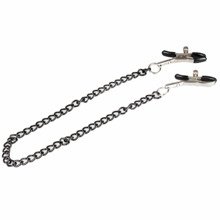 Cheap ❤️ Bondara Black Chain Nipple Clamps 🌟 3 Cheap ❤️ Bondara Black Chain Nipple Clamps 🌟