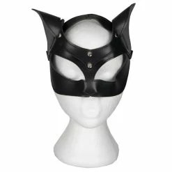 Promo 🌟 Bondara Pretty Pussy Faux Leather Cat Mask 🔥