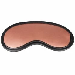 Budget 💯 Bondara Luxe Rose Gold Real Leather Blindfold 🛒