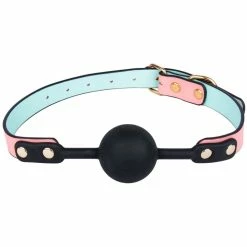 Budget โ๏ธ Bondara Luxe Bow To Me Pink PU Ball Gag ๐