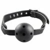 Buy ⌛ Bondara Matte PU Black Vented Ball Gag 😉