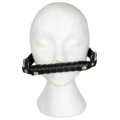 Best Pirce ⭐ Bondara Luxe Black Leather Bit Gag 🤩 -Bondage Clothing Sale unnamed file 1266