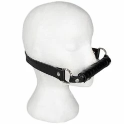Best Pirce ⭐ Bondara Luxe Black Leather Bit Gag 🤩 -Bondage Clothing Sale unnamed file 1267