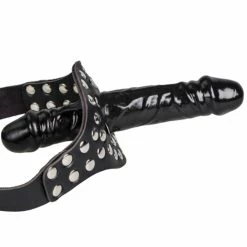 Best Pirce 💯 Torment Double Dildo Gag With Padlock ? 4.5 Inch 💯 -Bondage Clothing Sale unnamed file 1308