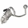 Flash Sale ✔️ Torment Stainless Steel Chastity Cage With Sound & Anal Hook ⭐ -Bondage Clothing Sale unnamed file 1336