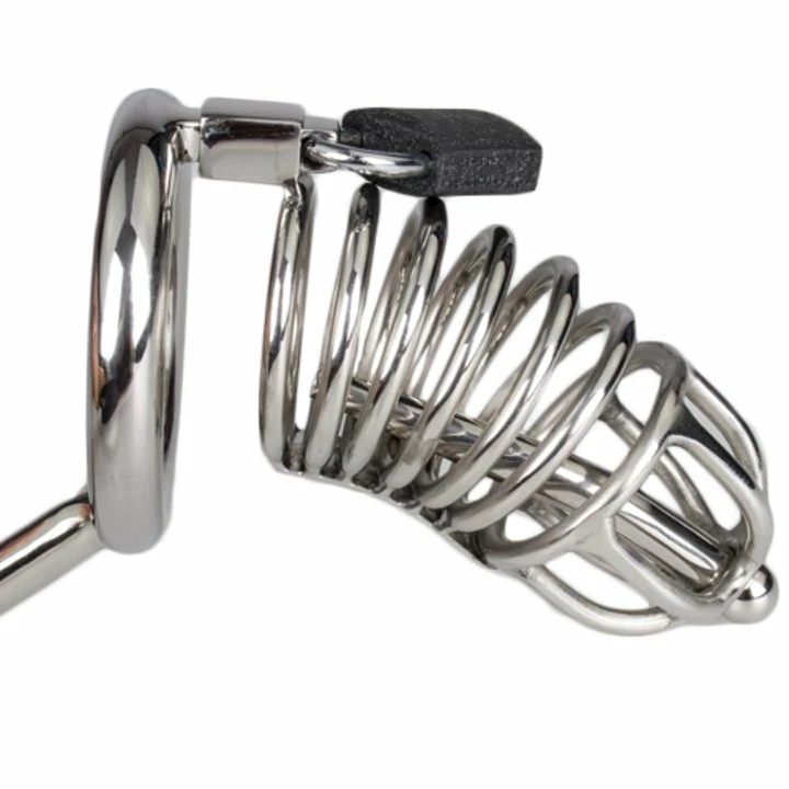 Flash Sale ✔️ Torment Stainless Steel Chastity Cage With Sound & Anal Hook ⭐ 6 Flash Sale ✔️ Torment Stainless Steel Chastity Cage With Sound & Anal Hook ⭐ - Image 4