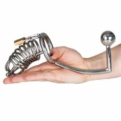 Flash Sale ✔️ Torment Stainless Steel Chastity Cage With Sound & Anal Hook ⭐ 13 Flash Sale ✔️ Torment Stainless Steel Chastity Cage With Sound & Anal Hook ⭐ -Bondage Clothing Sale unnamed file 1341
