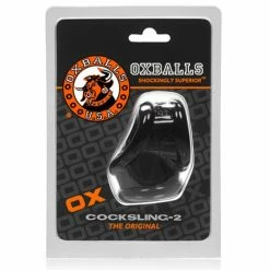 Coupon 🥰 Oxballs Cocksling-2 Black Cock Ring & Ball Stretcher ? 28mm 😉 -Bondage Clothing Sale unnamed file 1357