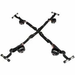 Cheapest 👍 Bondara Black Faux Leather Over The Door Cross 🌟