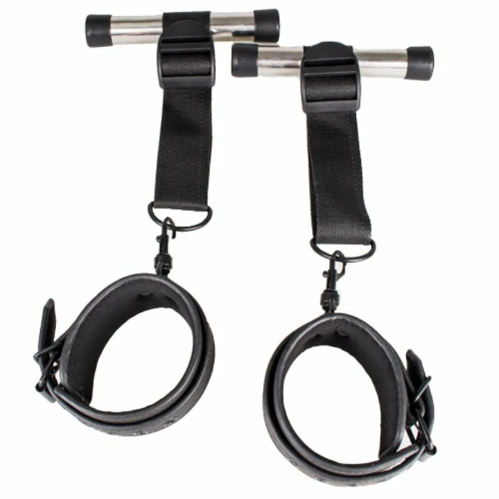 Cheap π Bondara Matte Black Door Jam Handcuffs π 4 Cheap π Bondara Matte Black Door Jam Handcuffs π - Image 2