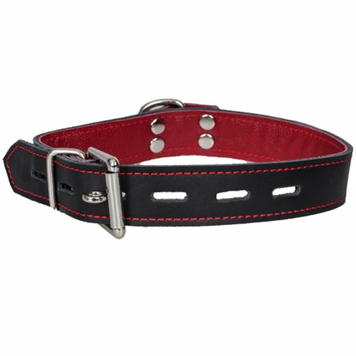 New ๐ฅฐ Bondara Luxe Black And Red Leather Collar With Leash ๐งจ 5 New ๐ฅฐ Bondara Luxe Black And Red Leather Collar With Leash ๐งจ - Image 3