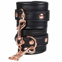 Brand new ✔️ Bondara Bound Rose Gold Faux Leather Handcuffs 😀