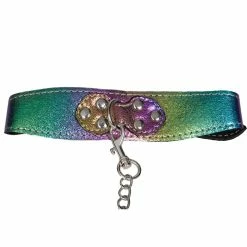 Hot Sale 🎁 Bondara Shiny B!tch Holographic Faux Leather Collar And Leash ✨ -Bondage Clothing Sale unnamed file 195