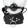 Deals ⌛ Bondara Black Posture Collar With Vented Ball Gag 😉 -Bondage Clothing Sale unnamed file 204