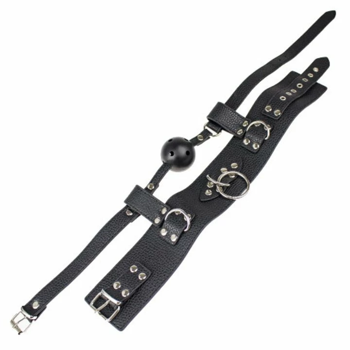 Deals β Bondara Black Posture Collar With Vented Ball Gag π 4 Deals β Bondara Black Posture Collar With Vented Ball Gag π - Image 3