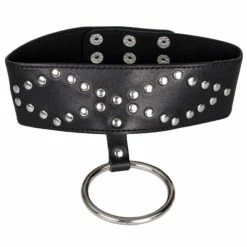 Brand new 💯 Bondara Leather Studded Collar With Large O-Ring 😍 -Bondage Clothing Sale unnamed file 209