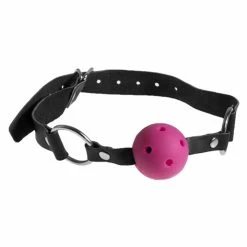 Best reviews of ✨ Bondara Leather Ball Gag With Pink Vented Ball 😍