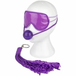 Cheap 🎁 Bondara&Sex Japanese Silk Love Rope Purple 3 Piece Bondage Kit 🎁