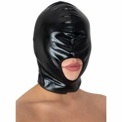 Buy 🎁 Bondara Wet Look Open Mouth Deprivation Hood 🤩