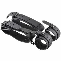 Cheap 👏 Bondara Matte Black Wrist To Thigh Restraint 👍