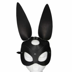 Buy 🥰 Bondara Lola Faux Leather Rabbit Mask 👍 -Bondage Clothing Sale unnamed file 500