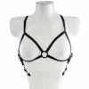 Flash Sale 🛒 Bondara Black Elasticated Bra With Nipple Clamps ✔️ -Bondage Clothing Sale unnamed file 528