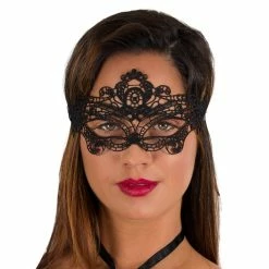 Cheap ❤️ Bondara Regal Black Lace Mask 👍