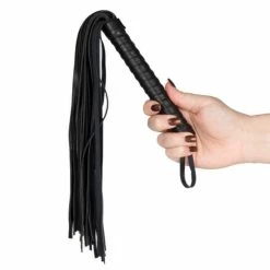 Brand new 😀 Bondara Black Faux Leather Flogger ? 17.5 Inch 🥰 -Bondage Clothing Sale unnamed file 652