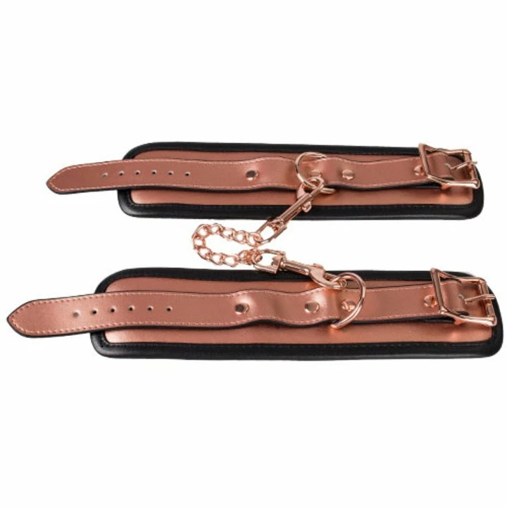 Best deal 𧨠Bondara Luxe Rose Gold Real Leather Ankle Cuffs π 7 Best deal 𧨠Bondara Luxe Rose Gold Real Leather Ankle Cuffs π - Image 5