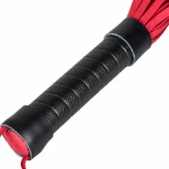 Brand new ✔️ Bondara Black Faux Leather Red Suede Flogger ? 15.5 Inch 🎉 -Bondage Clothing Sale unnamed file 661