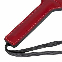 Flash Sale 💯 Bondara Double Sided Red Faux Leather Tawse Paddle - 9 Inch 😍 -Bondage Clothing Sale unnamed file 699