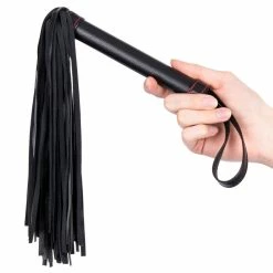 Wholesale ❤️ Bondara Black Contrast Stitch Faux Leather Flogger ? 15.5 Inch 🎉 -Bondage Clothing Sale unnamed file 712