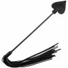 Outlet ✔️ Bondara Ace Of Spades Double Ended Flogger And Crop - 24 Inch ✔️