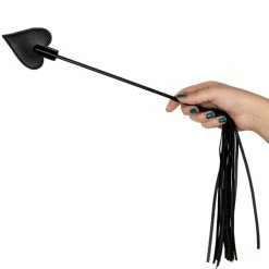 Outlet ✔️ Bondara Ace Of Spades Double Ended Flogger And Crop - 24 Inch ✔️ -Bondage Clothing Sale unnamed file 727