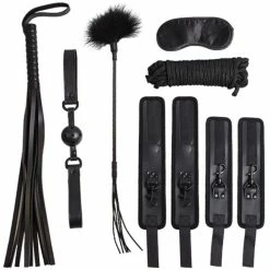 Cheap 🔔 Bondara Intermediate Soft Black Bondage Kit 🌟