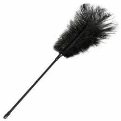 Hot Sale ✔️ Bondara Black Ostrich Feather Tickler - 17 Inch 🎉