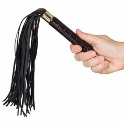 Wholesale 👏 Bondara Black Cherry Scourge Flogger - 16 Inch 👏