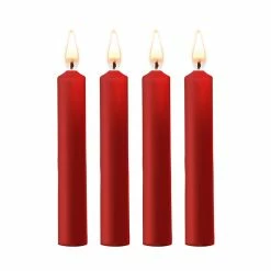 New 🧨 Bondara&Sex Ouch! Teasing Red 4 Pack Bondage Candles - Medium Or Large 😉