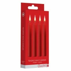 New 🧨 Bondara&Sex Ouch! Teasing Red 4 Pack Bondage Candles - Medium Or Large 😉 -Bondage Clothing Sale unnamed file 804