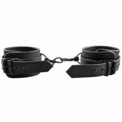 Deals 🤩 Bondara Matte PU Black Detachable Ankle Cuffs ⌛