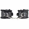 Outlet 🎉 Bondara Black Faux Leather Furry Padlocked Handcuffs 😀 -Bondage Clothing Sale unnamed file 88