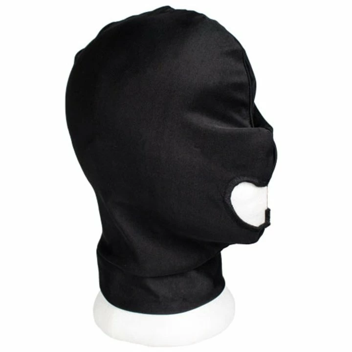 Discount ๐ Bondara Black Bondage Hood With Mouth Hole ๐งจ 4 Discount ๐ Bondara Black Bondage Hood With Mouth Hole ๐งจ - Image 2